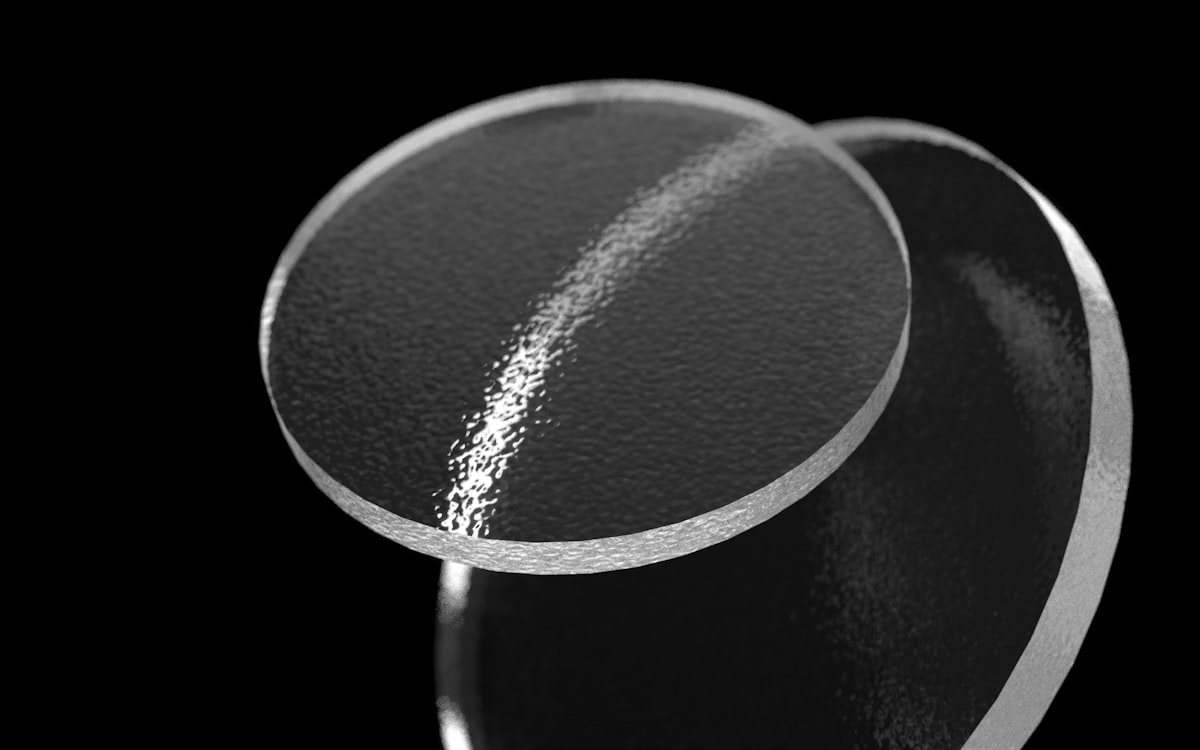 Hochbrechendes Kunststoffglas Dünnschliff